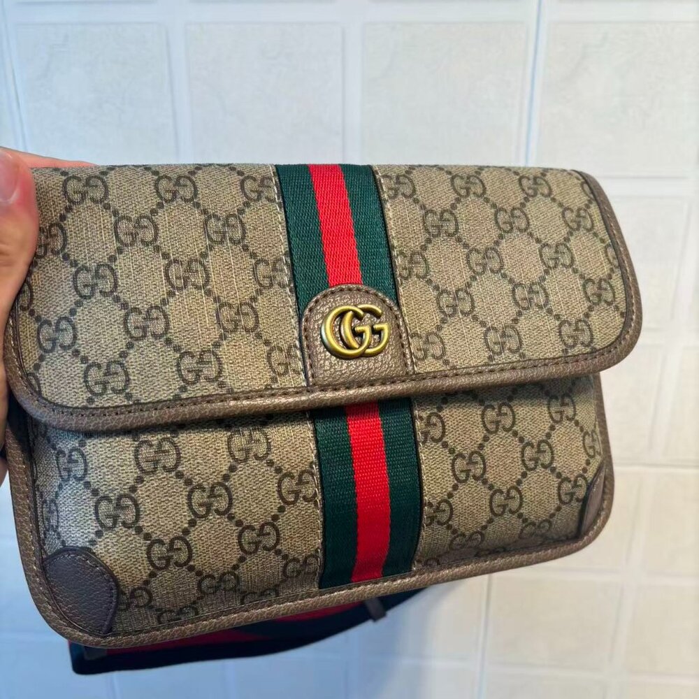 Gucci double G waist bag/crossbody bag